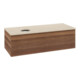 V&B Waschtischunterschrank mit Frontstruktur, mit Beleuchtung Antao 120x36x50cm, WBP-farbe botti., w. walnut-1