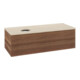 V&B Waschtischunterschrank mit Frontstruktur, mit Beleuchtung Antao 120x36x50cm, WBP-farbe botti., w. walnut-3