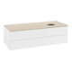 V&B Waschtischunterschrank mit Frontstruktur, mit Beleuchtung Antao 120x36x50cm, WBP-farbe botti., wh. m Lac-3