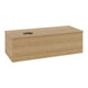 V&B Waschtischunterschrank mit Frontstruktur, mit Beleuchtung Antao 120x36x50cm, WBP-farbe hon. Oa, hon. oak-3