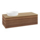 V&B Waschtischunterschrank mit Frontstruktur, mit Beleuchtung Antao 120x36x50cm, WBP-farbe hon. Oa, w. wal-3