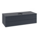 V&B Waschtischunterschrank mit Frontstruktur, mit Beleuchtung Antao 120x36x50cm, WBP-farbe Lac, md bl. m Lac-1