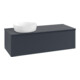 V&B Waschtischunterschrank mit Frontstruktur, mit Beleuchtung Antao 120x36x50cm, WBP-farbe Lac, md bl. m Lac-1