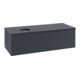 V&B Waschtischunterschrank mit Frontstruktur, mit Beleuchtung Antao 120x36x50cm, WBP-farbe Lac, md bl. m Lac-3