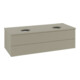 V&B Waschtischunterschrank mit Frontstruktur, mit Beleuchtung Antao 120x36x50cm, WBP-farbe Lac, st. Gr m Lac-3