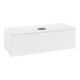 V&B Waschtischunterschrank mit Frontstruktur, mit Beleuchtung Antao 120x36x50cm, WBP-farbe Lac, wh. m Lac-1