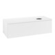 V&B Waschtischunterschrank mit Frontstruktur, mit Beleuchtung Antao 120x36x50cm, WBP-farbe Lac, wh. m Lac-1