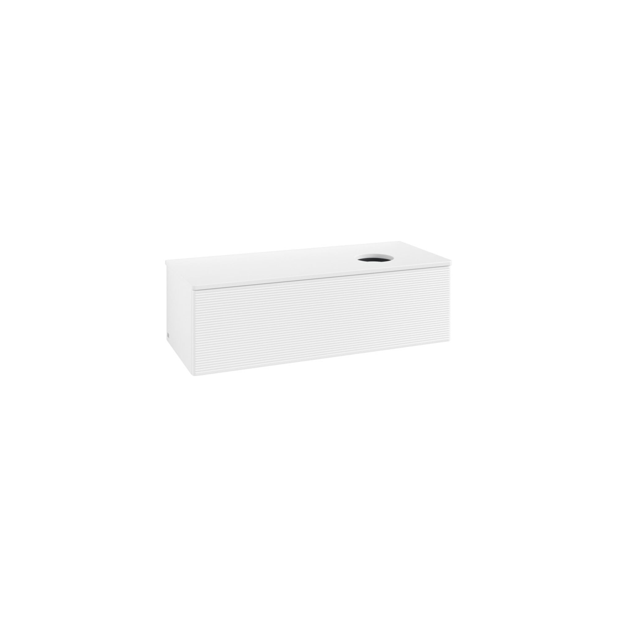 V&B Waschtischunterschrank mit Frontstruktur, mit Beleuchtung Antao 120x36x50cm, WBP-farbe Lac, wh. m Lac ; Villeroy & Boch