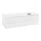 V&B Waschtischunterschrank mit Frontstruktur, mit Beleuchtung Antao 120x36x50cm, WBP-farbe Lac, wh. m Lac