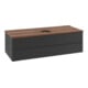 V&B Waschtischunterschrank mit Frontstruktur, mit Beleuchtung Antao 120x36x50cm, WBP-farbe w. wal, bla m Lac-4