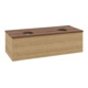 V&B Waschtischunterschrank mit Frontstruktur, mit Beleuchtung Antao 120x36x50cm, WBP-farbe w. wal, honey oak-3