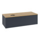V&B Waschtischunterschrank mit Frontstruktur, mit Beleuchtung Antao 120x36x50cm, WBP hon. Oa, md bl. m Lac-3