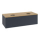V&B Waschtischunterschrank mit Frontstruktur, mit Beleuchtung Antao 120x36x50cm, WBP hon. Oa, md bl. m Lac-3