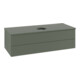 V&B Waschtischunterschrank mit Frontstruktur, mit Beleuchtung Antao 120x36x50cm, WBP Lac, lea gre. m Lac-1