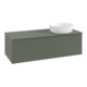 V&B Waschtischunterschrank mit Frontstruktur, mit Beleuchtung Antao 120x36x50cm, WBP Lac, lea gre. m Lac-1