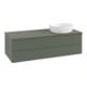 V&B Waschtischunterschrank mit Frontstruktur, mit Beleuchtung Antao 120x36x50cm, WBP Lac, lea gre. m Lac-1