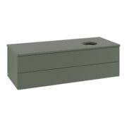 V&B Waschtischunterschrank mit Frontstruktur, mit Beleuchtung Antao 120x36x50cm, WBP Lac, lea gre. m Lac-3