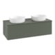 V&B Waschtischunterschrank mit Frontstruktur, mit Beleuchtung Antao 120x36x50cm, WBP Lac, lea gre. m Lac-3