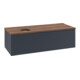 V&B Waschtischunterschrank mit Frontstruktur, mit Beleuchtung Antao 120x36x50cm, WBP w. wal, md bl. m Lac-3