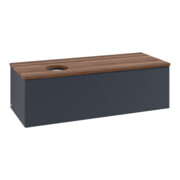 V&B Waschtischunterschrank mit Frontstruktur, mit Beleuchtung Antao 120x36x50cm, WBP w. wal, md bl. m Lac-3