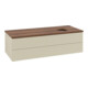 V&B Waschtischunterschrank mit Frontstruktur, mit Beleuchtung Antao 120x36x50cm, WBP w. wal, si Gr m Lac-1