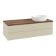 V&B Waschtischunterschrank mit Frontstruktur, mit Beleuchtung Antao 120x36x50cm, WBP w. wal, si Gr m Lac-3