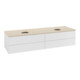 V&B Waschtischunterschrank mit Frontstruktur, mit Beleuchtung Antao 160x50cm, HL, WBP botti., glo wh. Lac-3