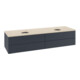 V&B Waschtischunterschrank mit Frontstruktur, mit Beleuchtung Antao 160x50cm, HL, WBP botti., md bl. m Lac-3