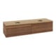 V&B Waschtischunterschrank mit Frontstruktur, mit Beleuchtung Antao 160x50cm, HL, WBP-farbe hon. Oa, w. wal-4