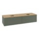 V&B Waschtischunterschrank mit Frontstruktur, mit Beleuchtung Antao 160x50cm, HL, WBP hon. Oa, le gre. m Lac-4