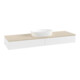 V&B Waschtischunterschrank mit Frontstruktur, mit Beleuchtung Antao 160x50cm, WBP-farbe botti., wh. m Lac-1