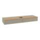 V&B Waschtischunterschrank mit Frontstruktur, mit Beleuchtung Antao 160x50cm, WBP hon. Oa, st. Gr m Lac-3