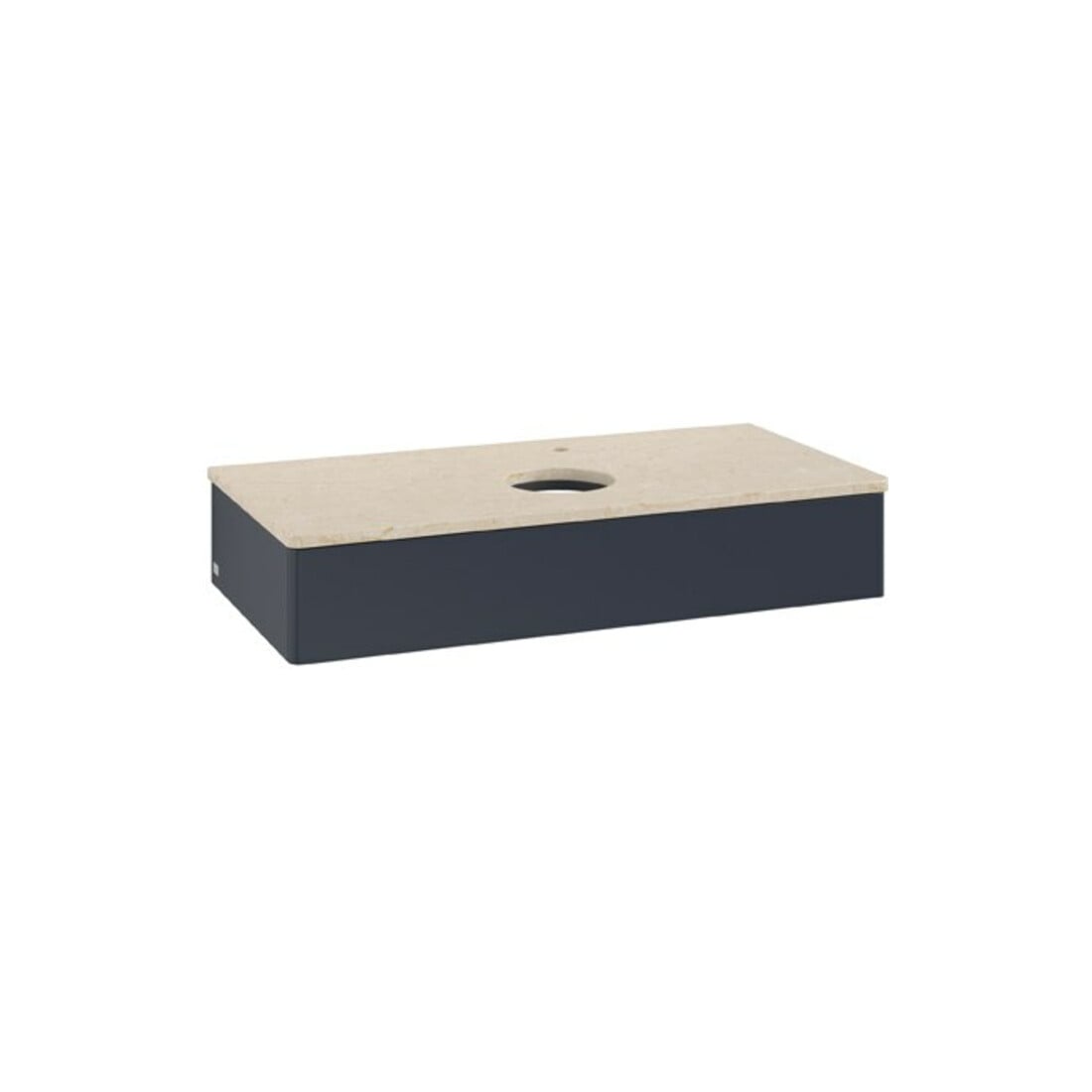 V&B Waschtischunterschrank ohne Frontstruktur Antao 100x19x50cm, HL, WBP botti., md b m Lac