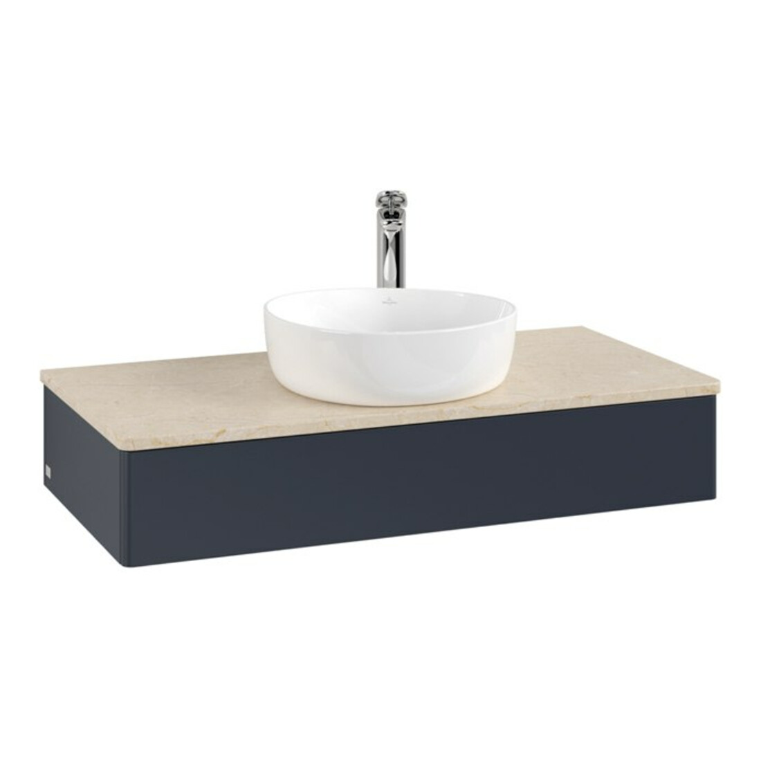 V&B Waschtischunterschrank ohne Frontstruktur Antao 100x19x50cm, HL, WBP botti., md b m Lac