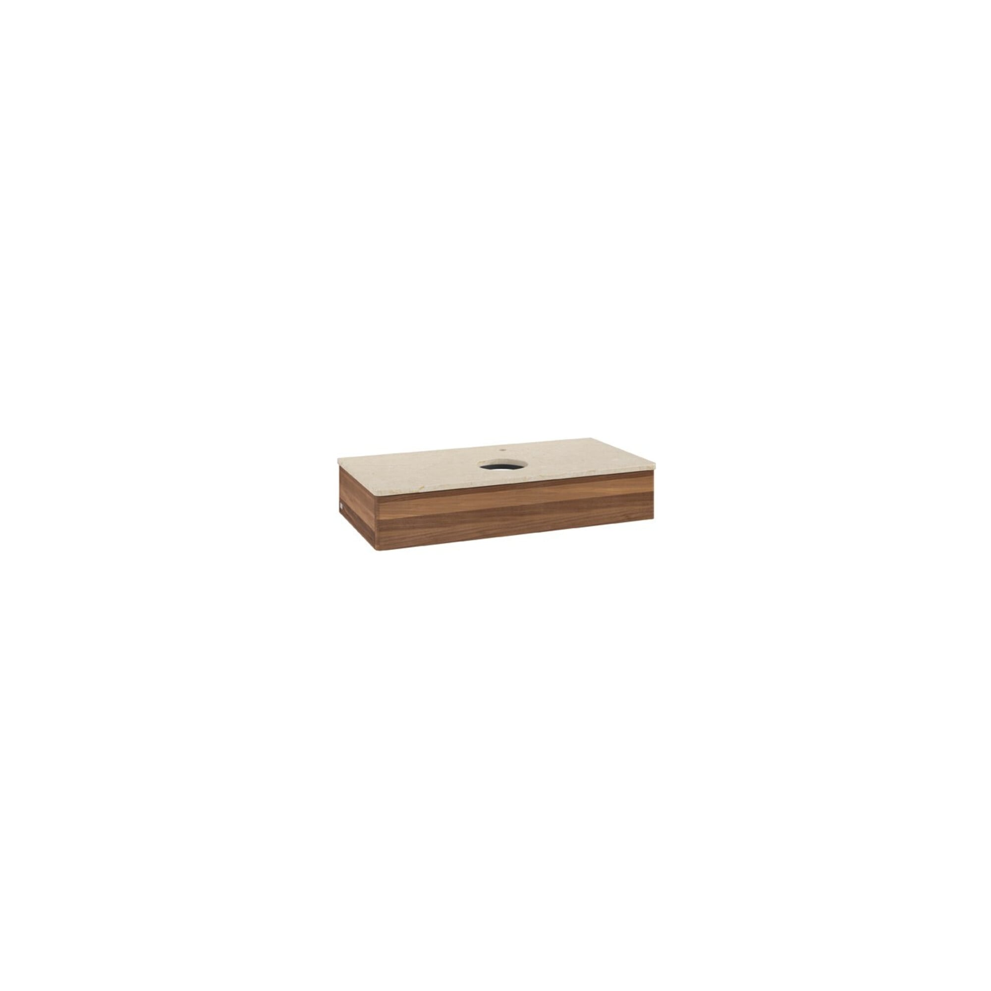 V&B Waschtischunterschrank ohne Frontstruktur Antao 100x19x50cm, HL, WBP botti., w. wal ; Villeroy & Boch