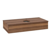 V&B Waschtischunterschrank ohne Frontstruktur Antao 100x19x50cm, HL, WBP w. wal, w. wal