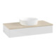 V&B Waschtischunterschrank ohne Frontstruktur Antao 100x19x50cm, WBP botti., glo wh. Lac-1