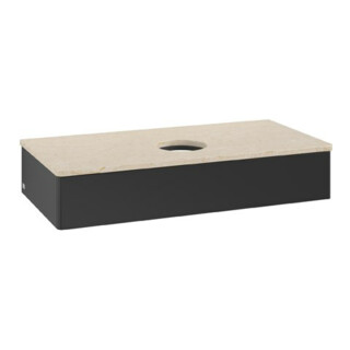 V&B Waschtischunterschrank ohne Frontstruktur Antao 100x19x50cm, WBP-farbe botti., bla m Lac