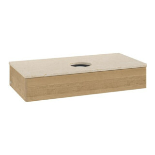 V&B Waschtischunterschrank ohne Frontstruktur Antao 100x19x50cm, WBP-farbe botti., honey oak