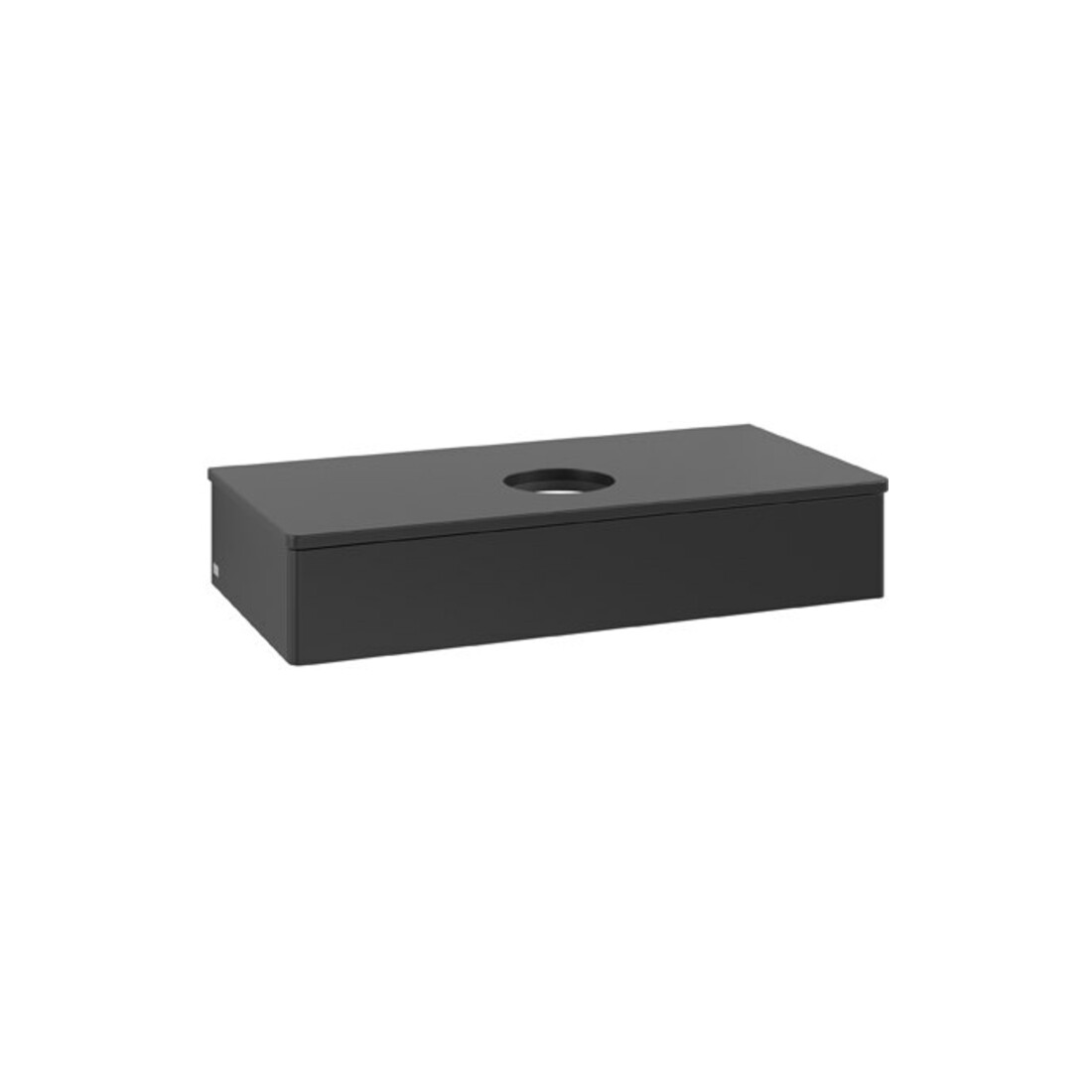 V&B Waschtischunterschrank ohne Frontstruktur Antao 100x19x50cm, WBP-farbe Lac, bla m Lac