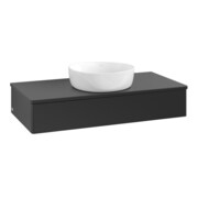 V&B Waschtischunterschrank ohne Frontstruktur Antao 100x19x50cm, WBP-farbe Lac, bla m Lac-3
