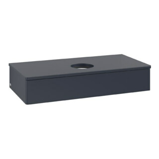 V&B Waschtischunterschrank ohne Frontstruktur Antao 100x19x50cm, WBP-farbe Lac, md bl. m Lac