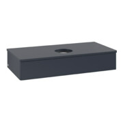 V&B Waschtischunterschrank ohne Frontstruktur Antao 100x19x50cm, WBP-farbe Lac, md bl. m Lac