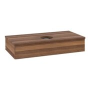V&B Waschtischunterschrank ohne Frontstruktur Antao 100x19x50cm, WBP-farbe w. wal, w. walnut