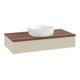 V&B Waschtischunterschrank ohne Frontstruktur Antao 100x19x50cm, WBP w. wal, si Gr m Lac-1
