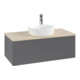 V&B Waschtischunterschrank ohne Frontstruktur Antao 100x36x50cm, HL, WBP botti., A m Lac-1