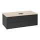 V&B Waschtischunterschrank ohne Frontstruktur Antao 100x36x50cm, HL, WBP botti., bla m Lac