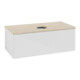 V&B Waschtischunterschrank ohne Frontstruktur Antao 100x36x50cm, HL, WBP botti., glo wh. Lac-1