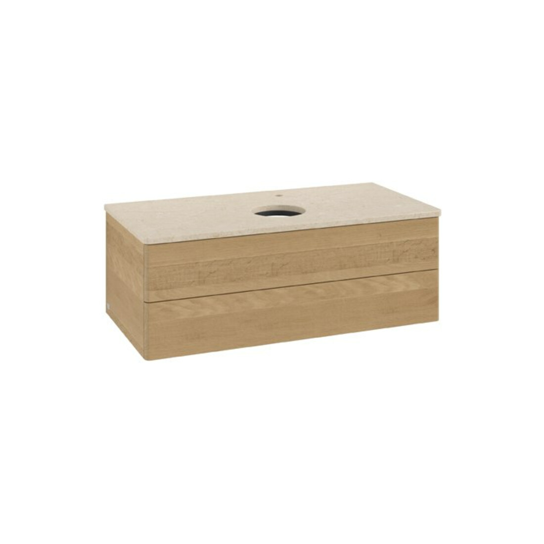 V&B Waschtischunterschrank ohne Frontstruktur Antao 100x36x50cm, HL, WBP botti., hon. Oa