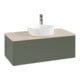 V&B Waschtischunterschrank ohne Frontstruktur Antao 100x36x50cm, HL, WBP botti., le g. m Lac